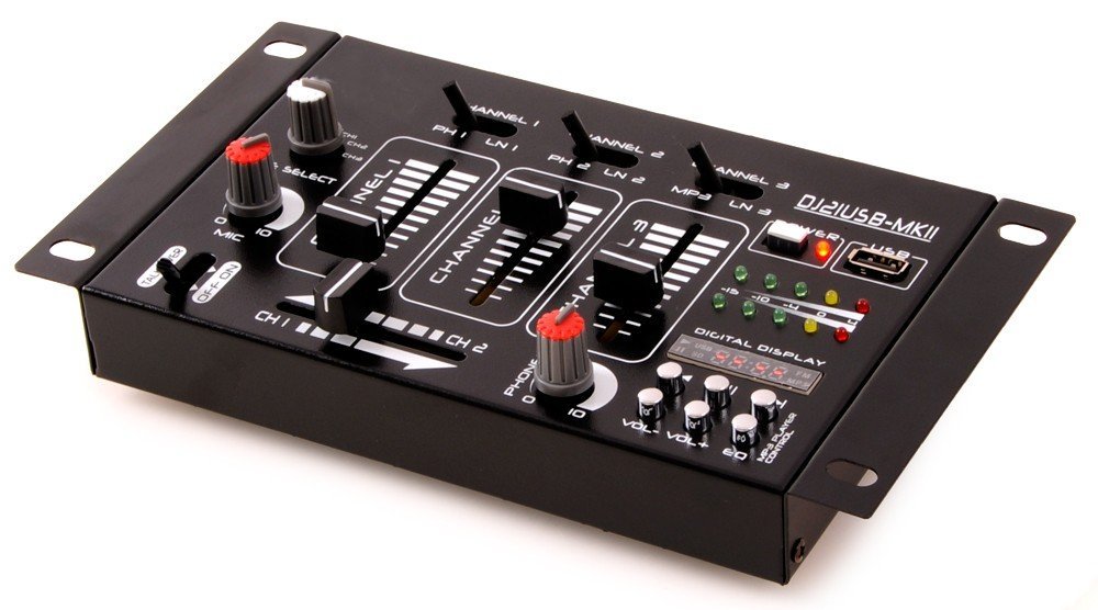DJ21USB-MKII TABLE DE MIXAGE DJ IBIZA - Table de mixage Dj IBIZA SOUND pas  cher - Sound Discount